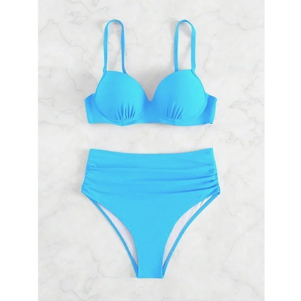 Ocean Blues Push Up Bikini Swimsuit